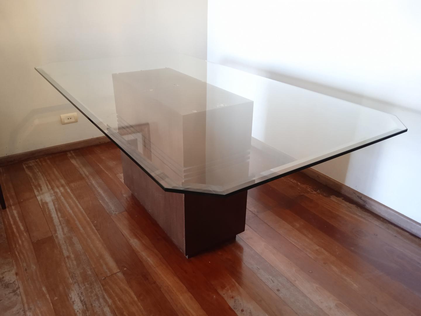 Mesa de jantar em Madeira Marrom 75 cm x 181 cm x 100 cm