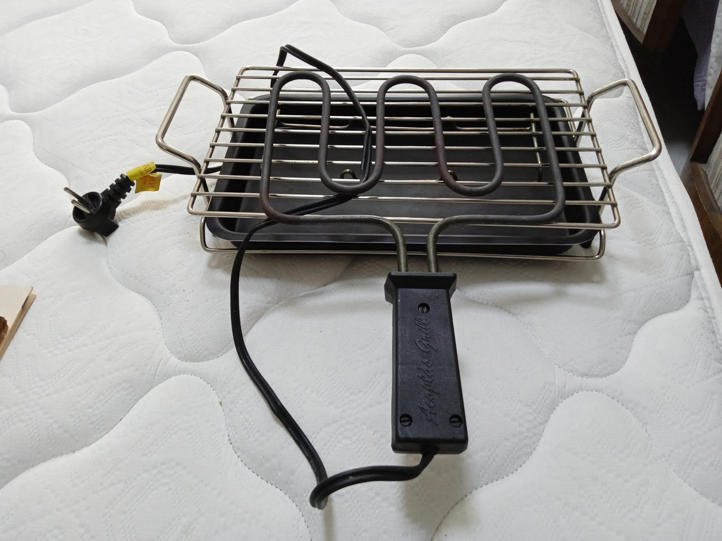 Churrasqueira elétrica Acoplás grill Light em Aço / Ferro Preto 23 cm x 38 cm x 12 cm