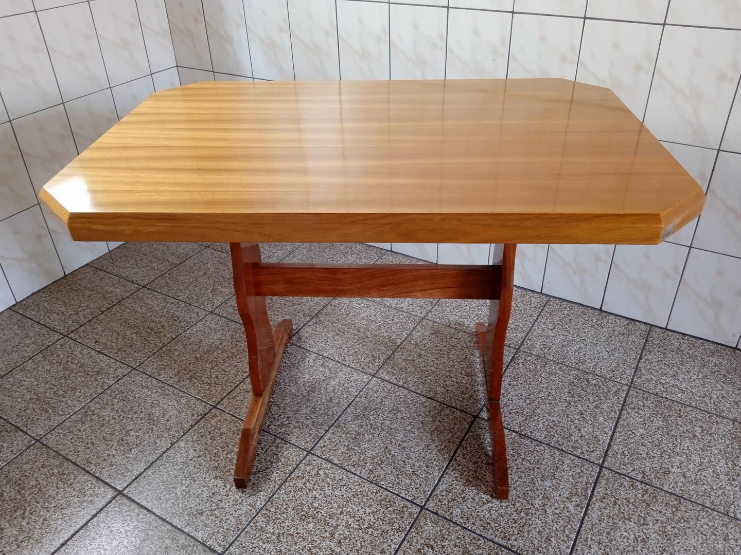 Mesa de jantar Mean Móveis em Madeira Marrom 80 cm x 180 cm x 80 cm