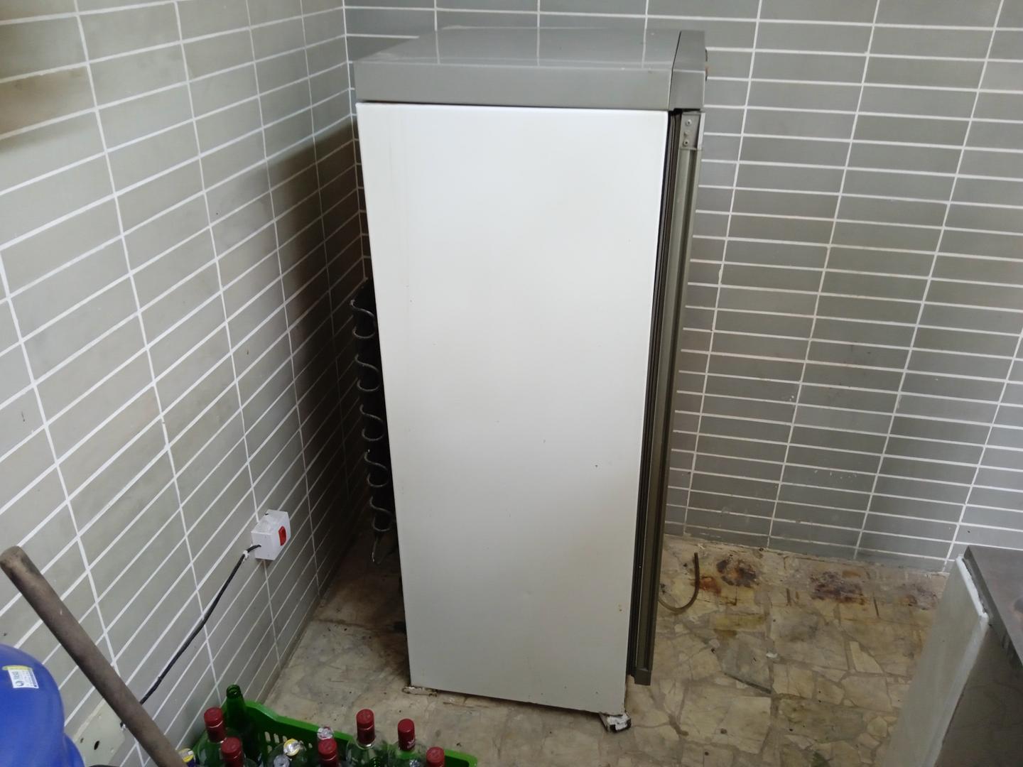 Freezer Brastemp BSA27ACAA A em Aço Bege 148 cm x 60 cm x 60 cm