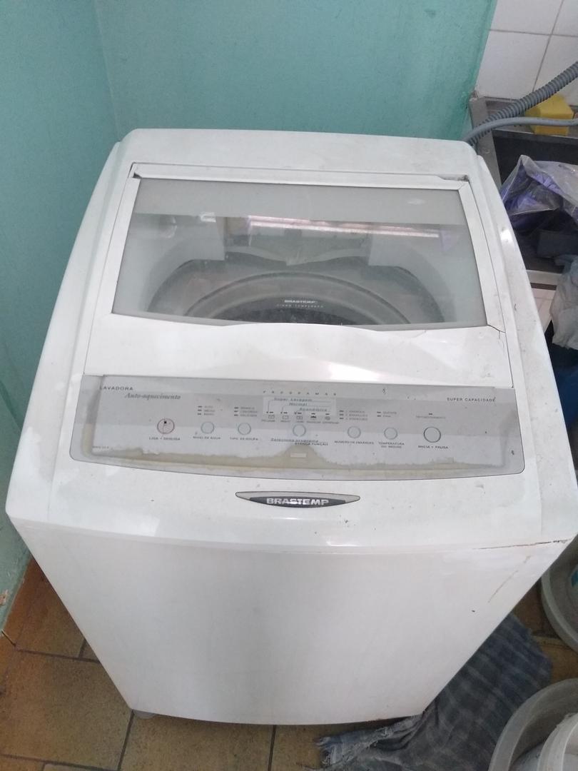 Máquina de Lavar / Lavadora 7kg Brastemp Bwq24abana 127v Branca 105 cm x 90 cm x 65 cm