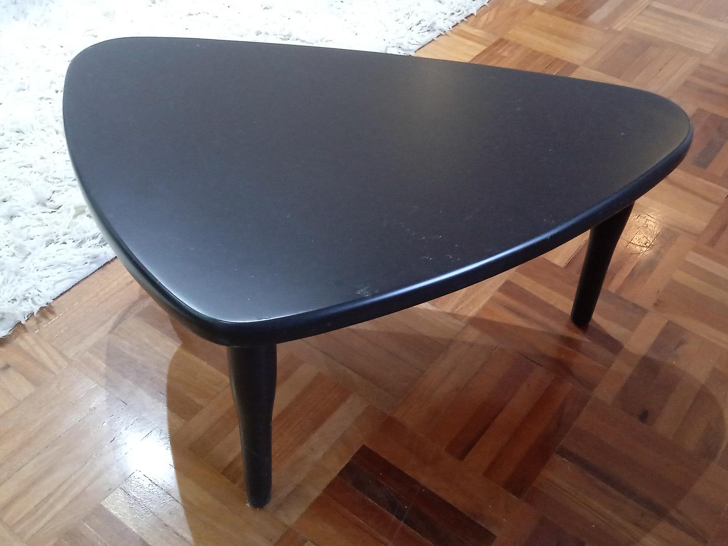 Mesa de apoio em MDF Preto 29 cm x 60 cm x 40 cm