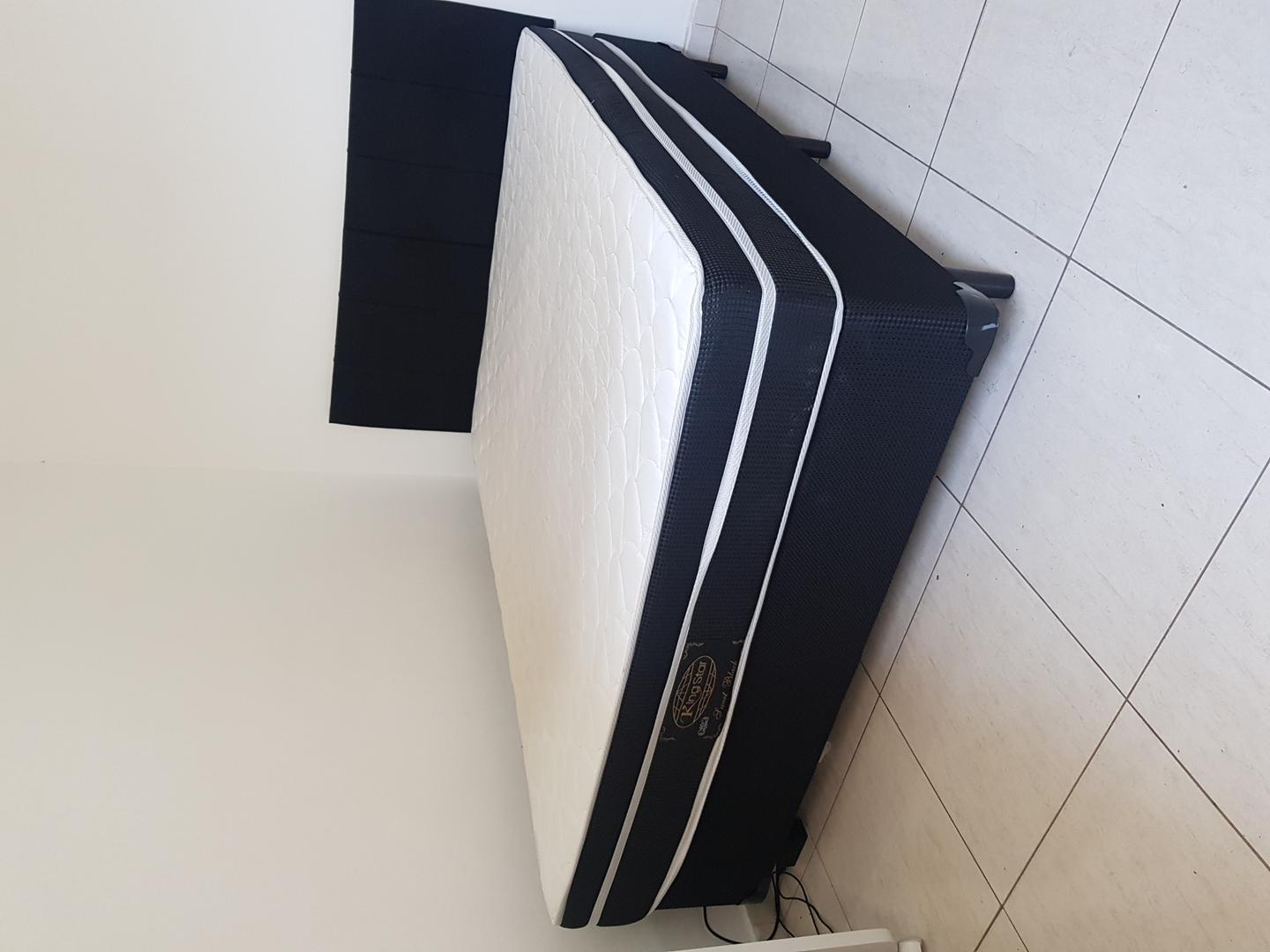 Base Cama Box Casal Preto 39 cm x 137 cm x 192 cm