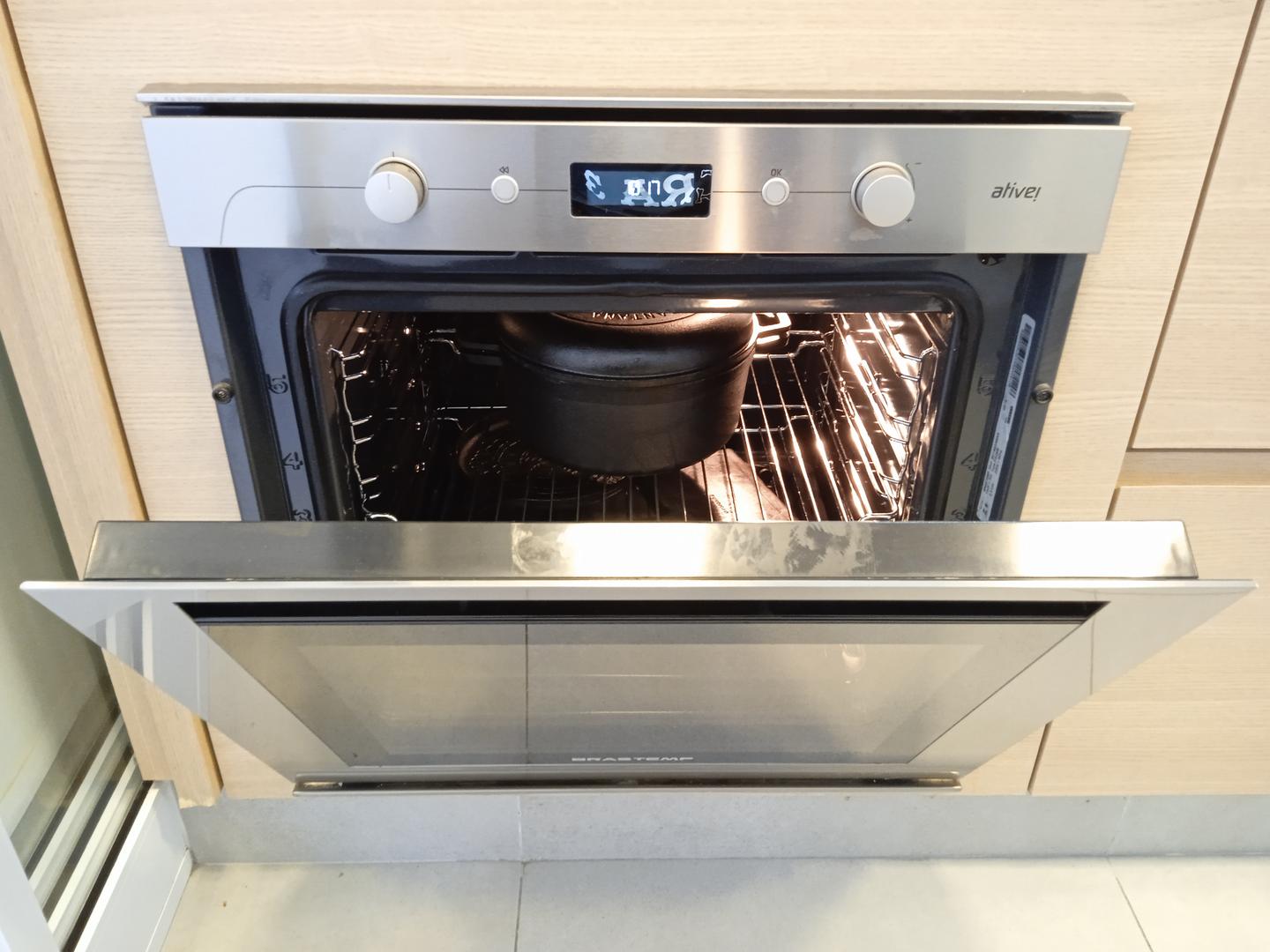 Forno elétrico Brastemp BO160ARBNA em Aço / Plástico Cinza 60 cm x 60 cm x 60 cm