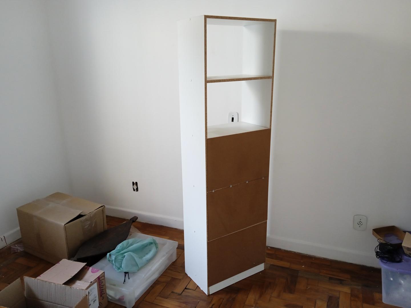 Estante Colmeia c/ 5 Prateleiras em MDF Branco 175 cm x 53 cm x 30 cm