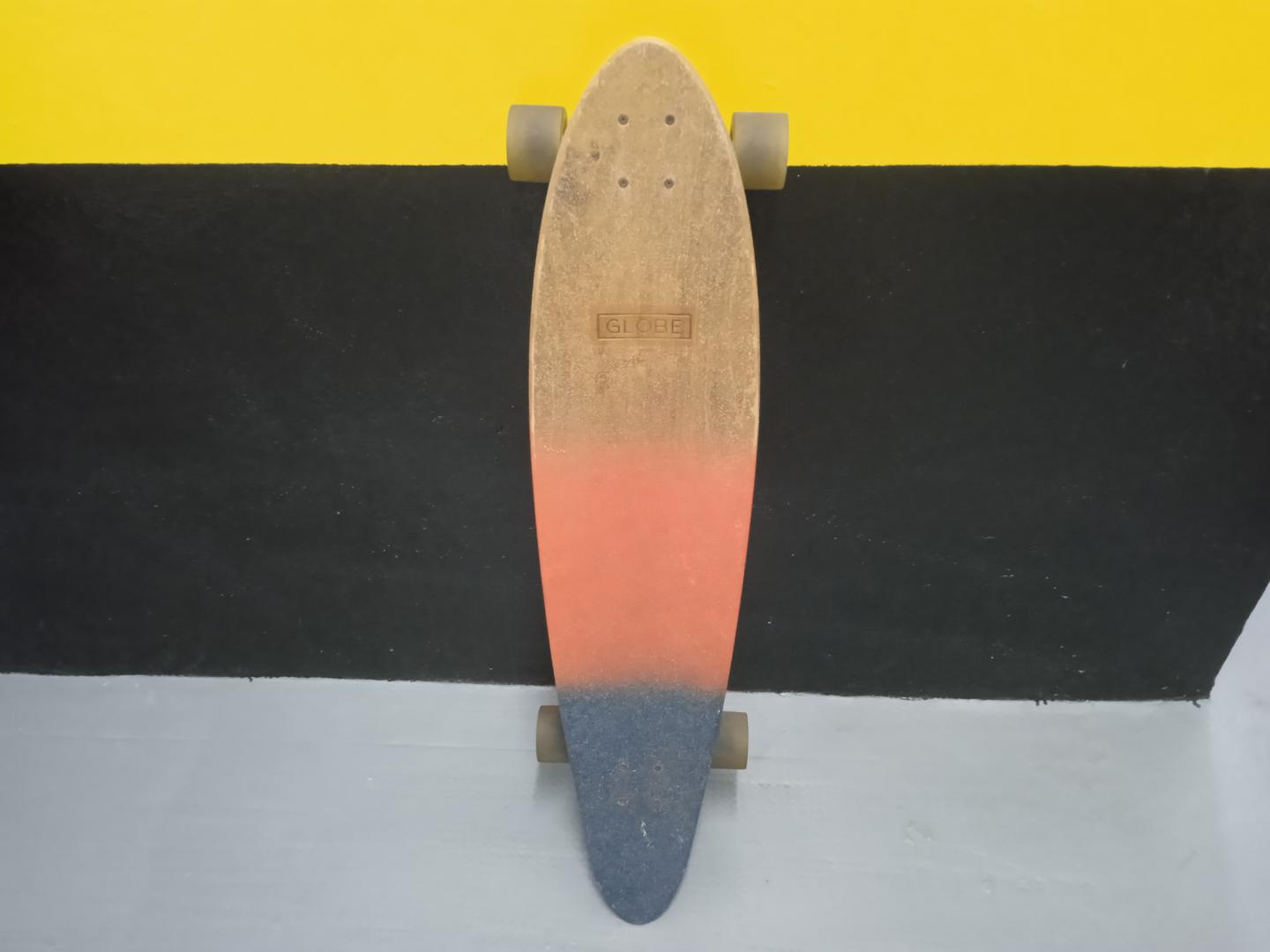 Skate Longboard Globe em Madeira Marrom 12 cm x 18 cm x 102 cm