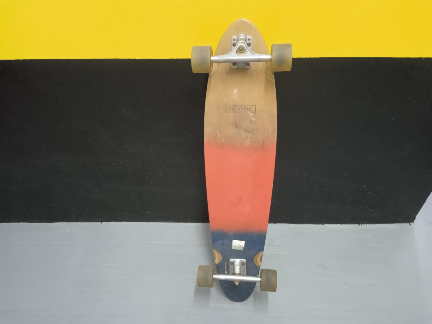 Skate Longboard Globe em Madeira Marrom 12 cm x 18 cm x 102 cm