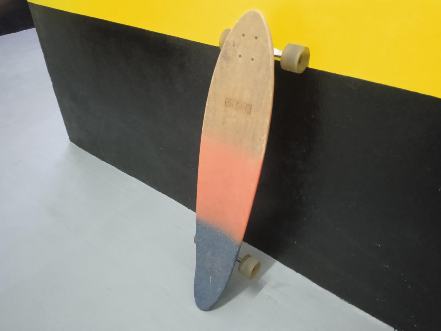 Skate Longboard Globe em Madeira Marrom 12 cm x 18 cm x 102 cm