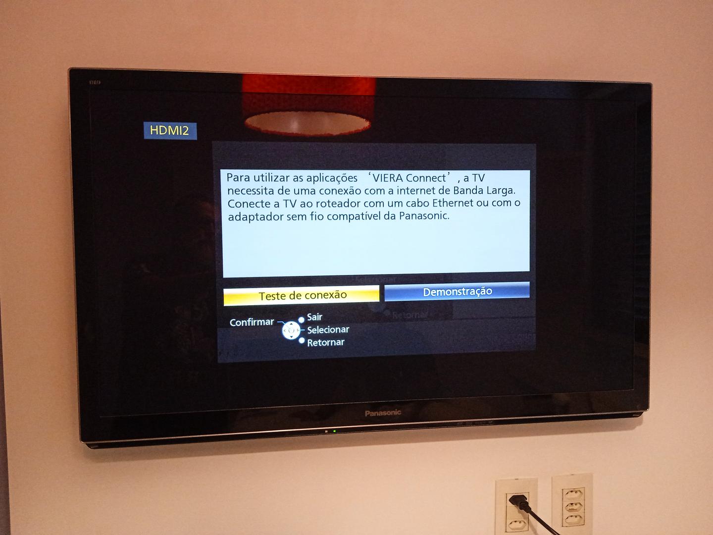 Televisão Panasonic Preto