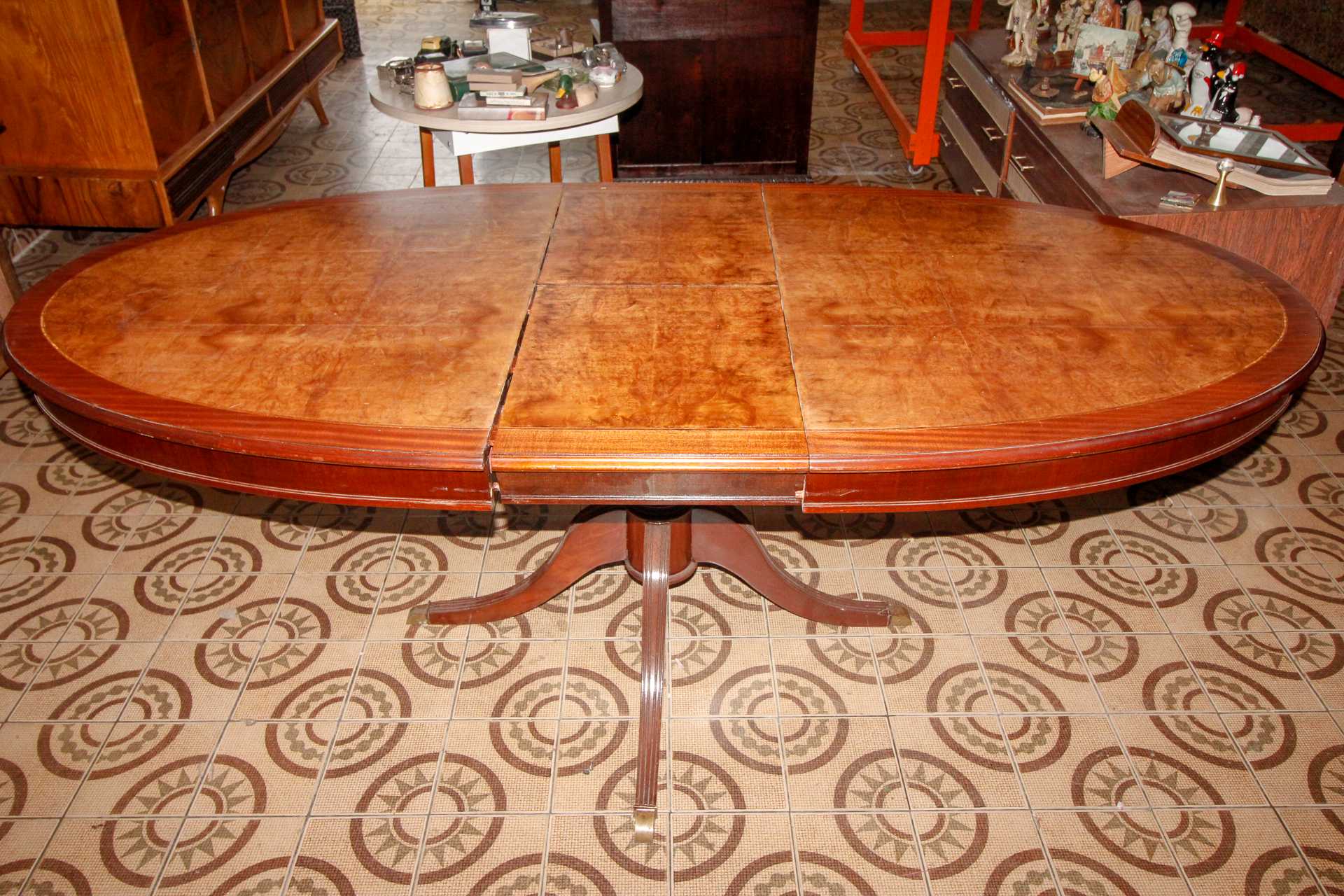 Mesa de Jantar extensível em Madeira Marrom 75 cm x  170 cm x  83 cm