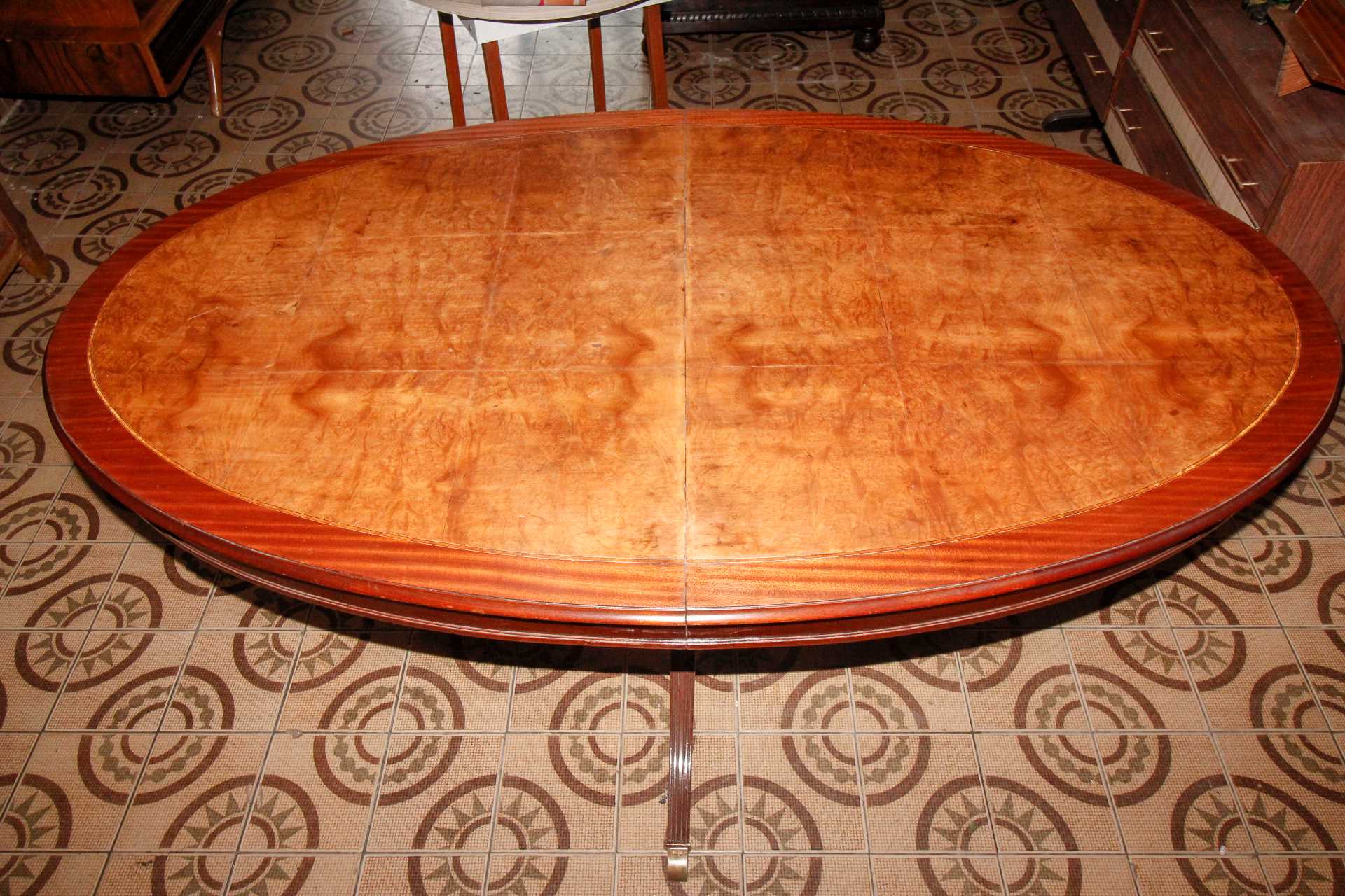 Mesa de Jantar extensível em Madeira Marrom 75 cm x  170 cm x  83 cm