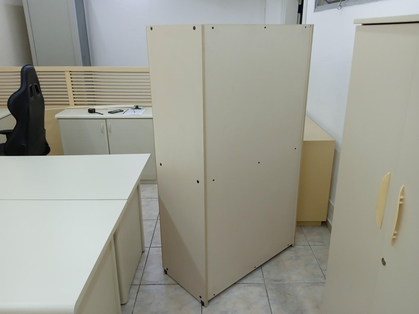 Armário alto de Escritório c/ 2 gavetas de pasta suspensa em MDF / MDF Bege