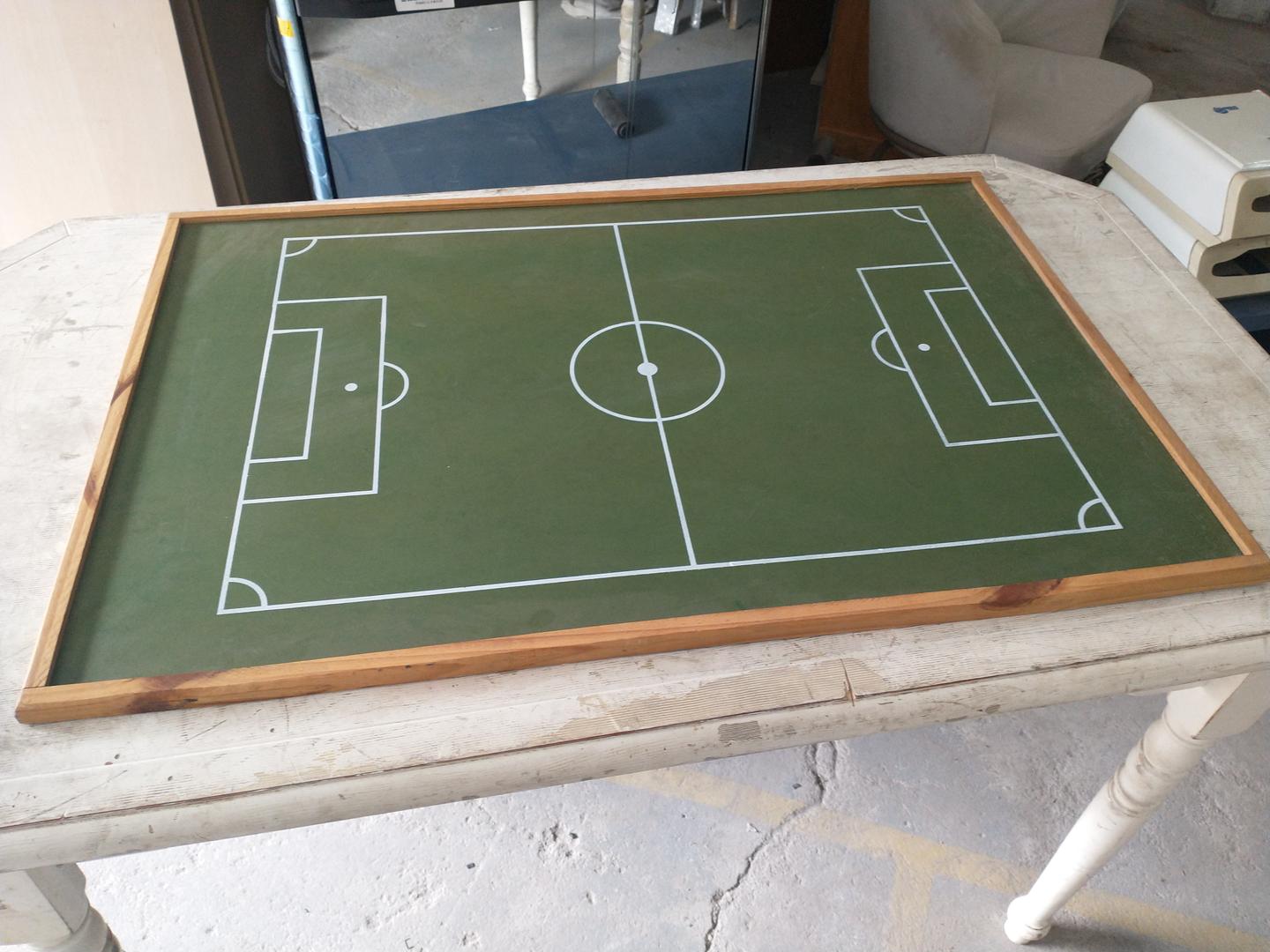 Tabuleiro de Futebol de botão  em Madeira Verde 2 cm x 92 cm x 61 cm