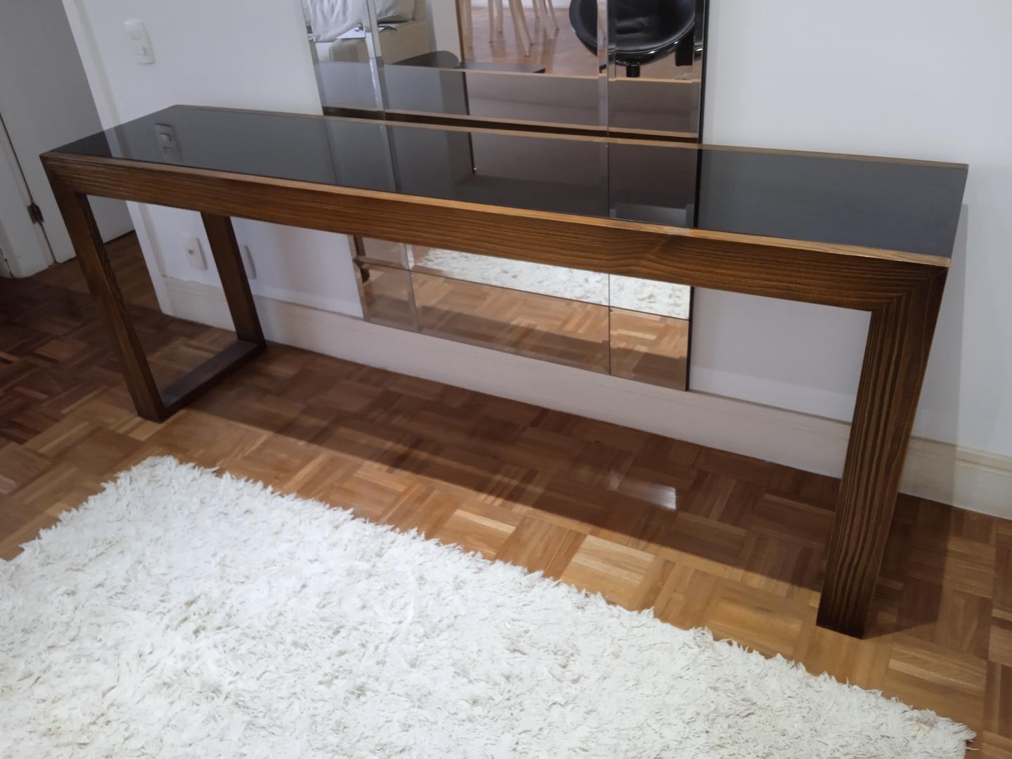 Aparador em MDF Marrom 78 cm x 200 cm x 45 cm