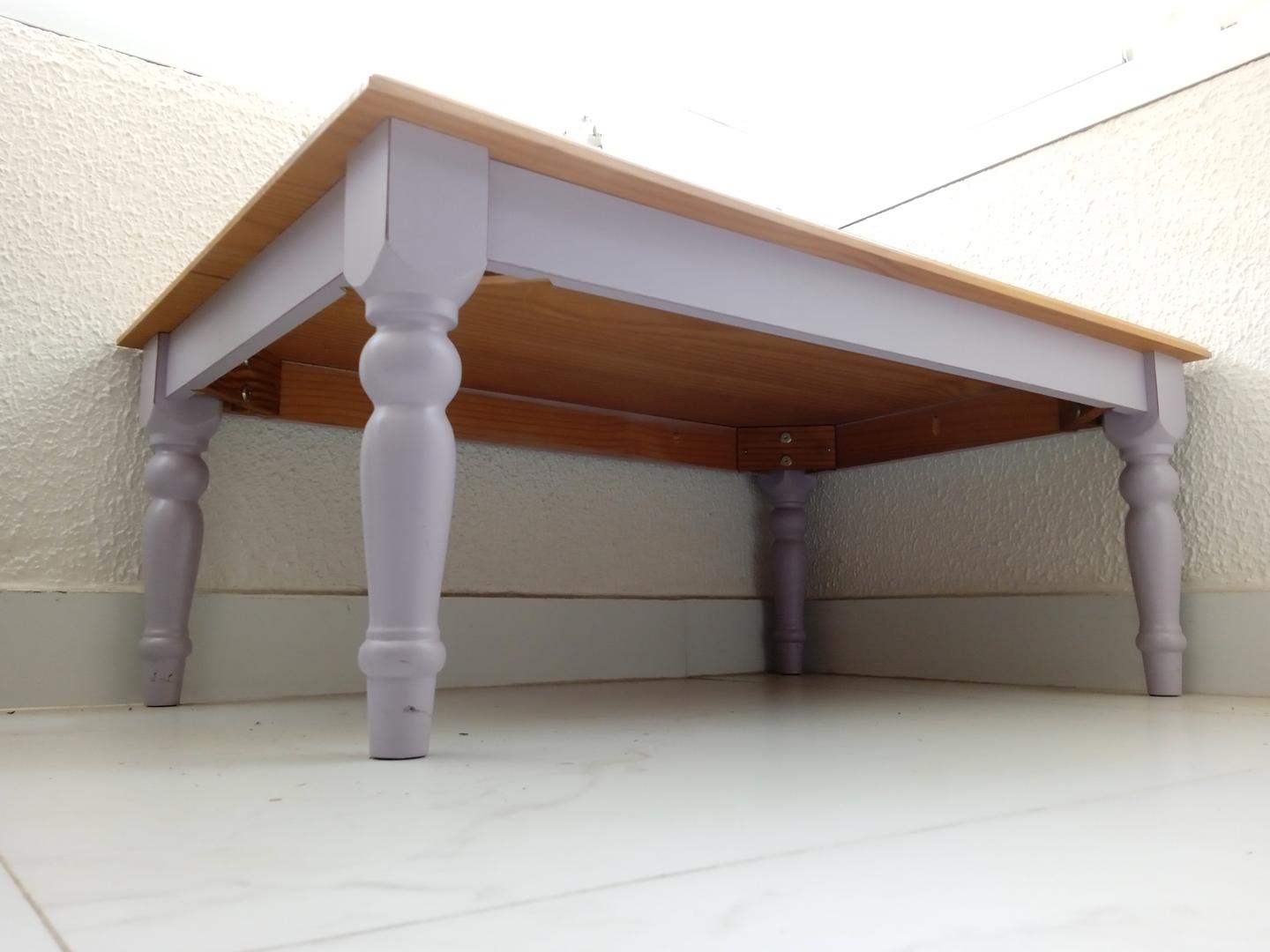 Mesa de Centro em MDF Lilas 35 cm x 60 cm x 90 cm