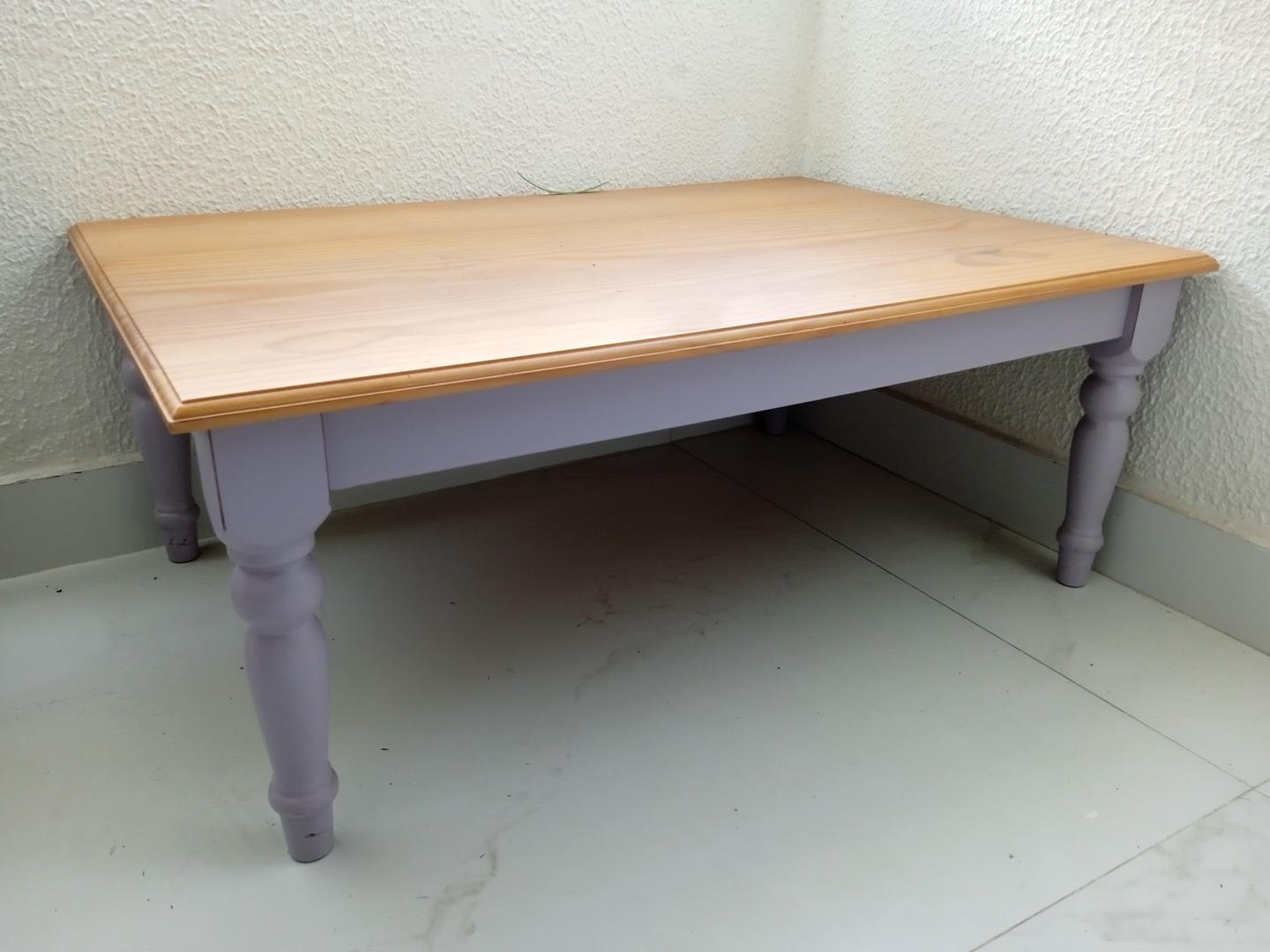 Mesa de Centro em MDF Lilas 35 cm x 60 cm x 90 cm