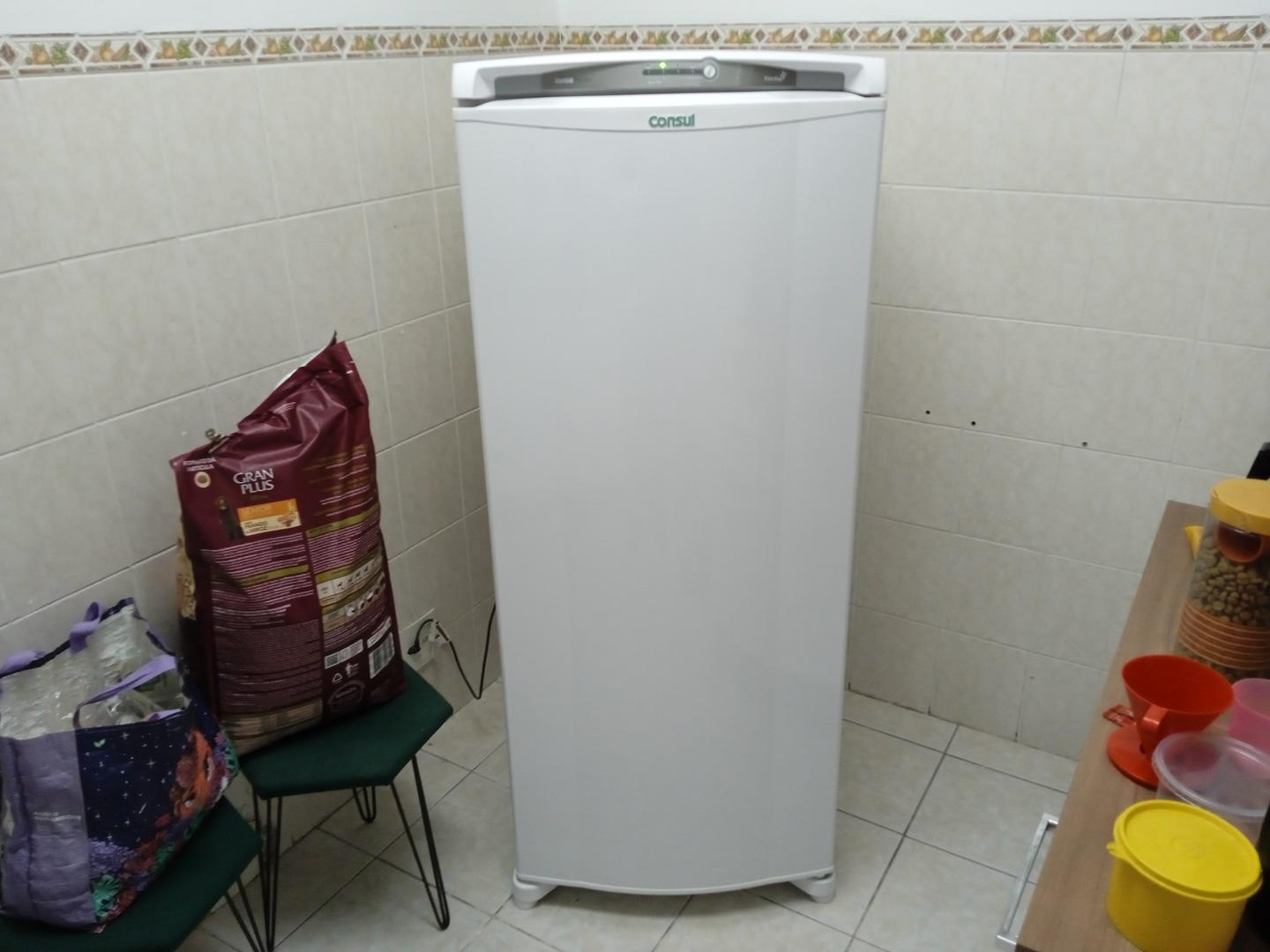 Geladeira Frost Free 300L Consul CRB36ABANA em Metal Branca 154 cm x 63 cm x 60 cm