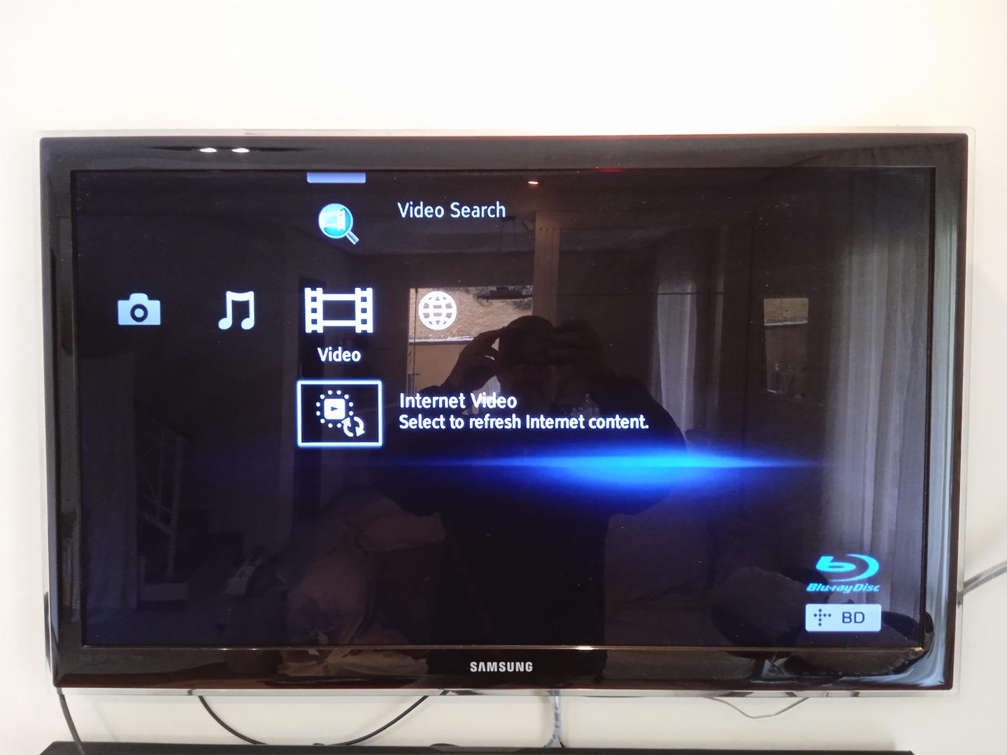 Televisão Samsung Preto