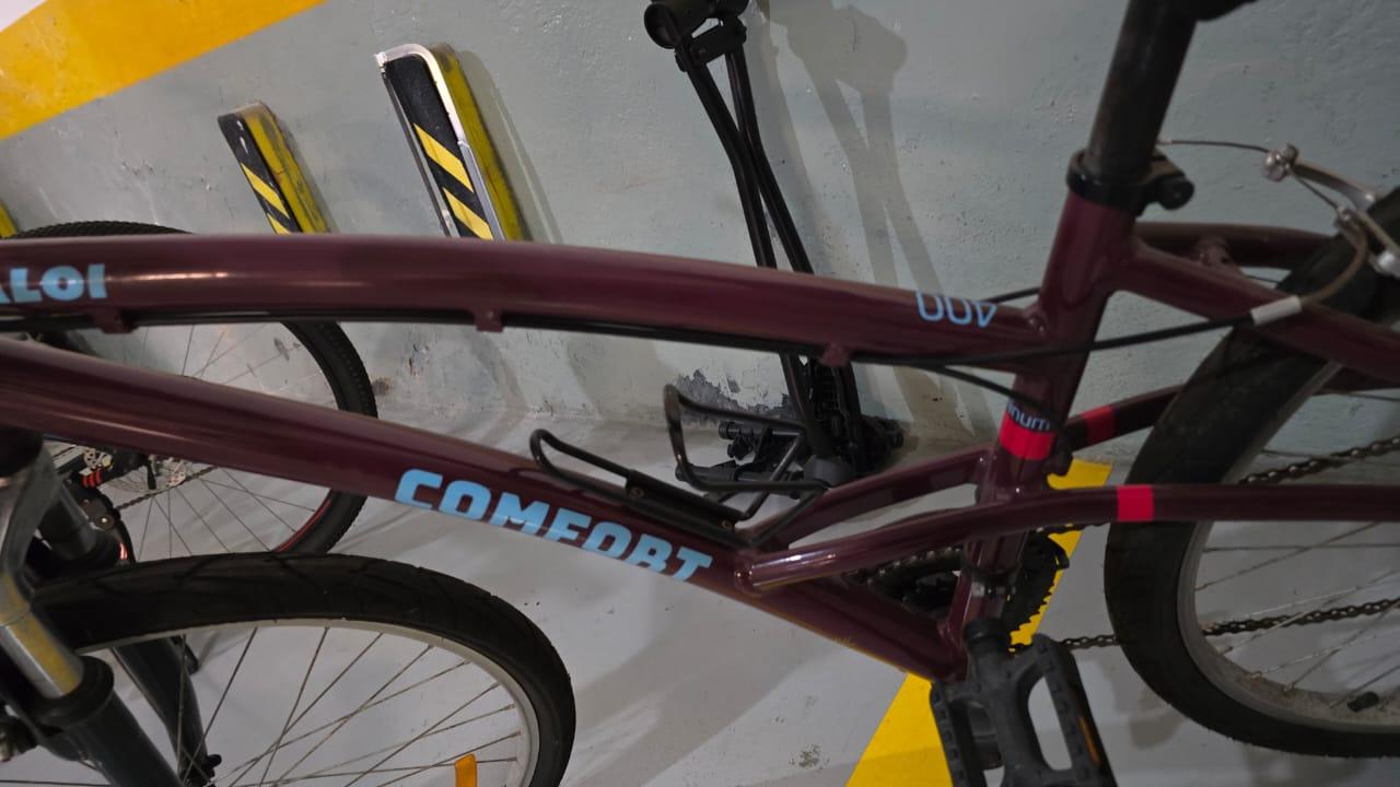 Bicicleta Confort  Caloi em Aço Roxo 1 cm x 1 cm x 1 cm