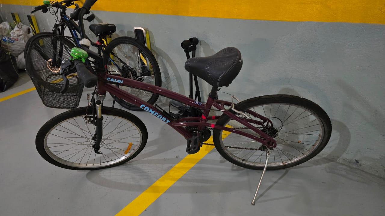 Bicicleta Confort  Caloi em Aço Roxo 1 cm x 1 cm x 1 cm