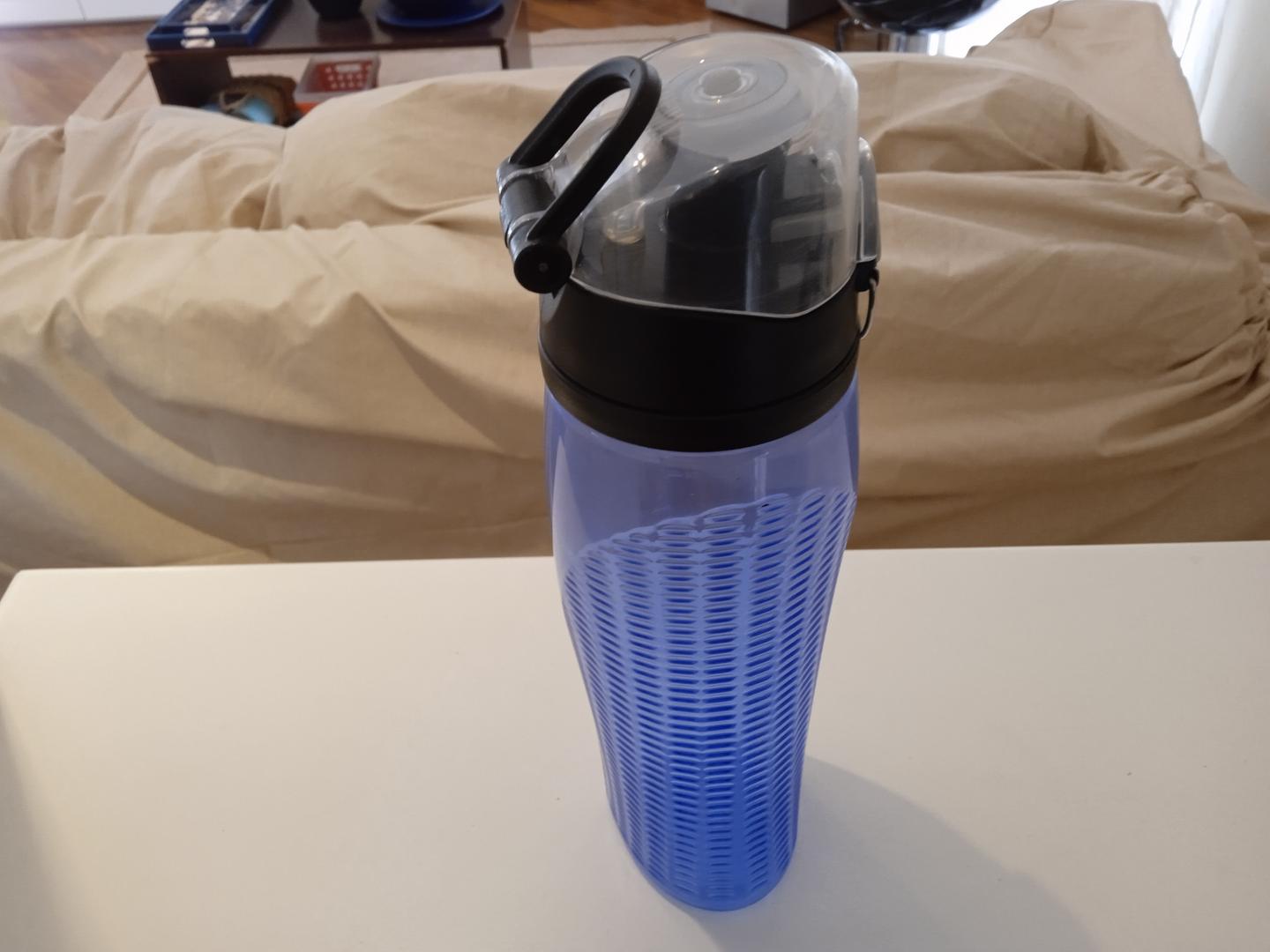 Garrafa Squezee Thermos em Plástico Azul 25 cm x 8 cm x 8 cm