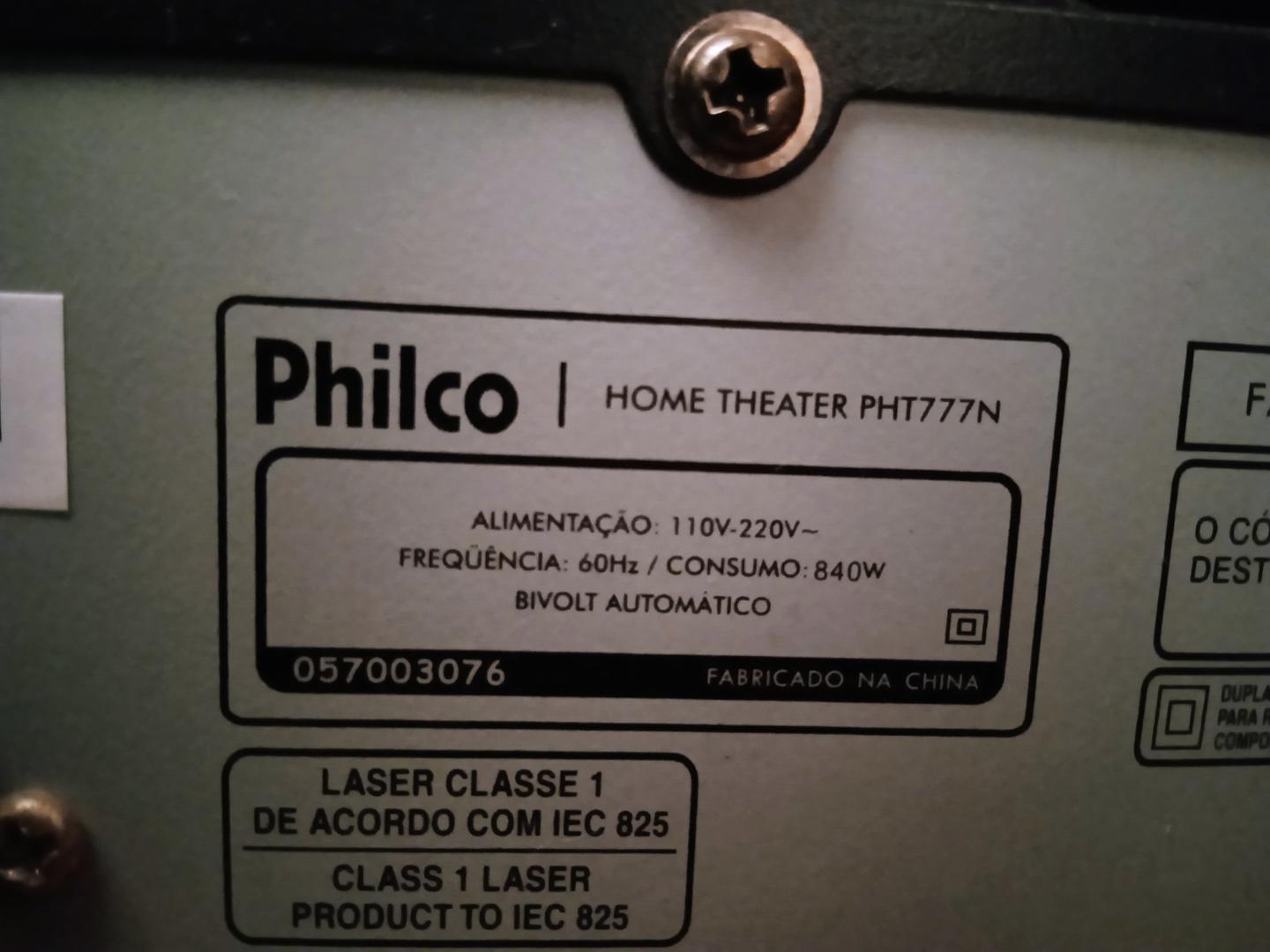 Home theater Philco PHT777N Preto