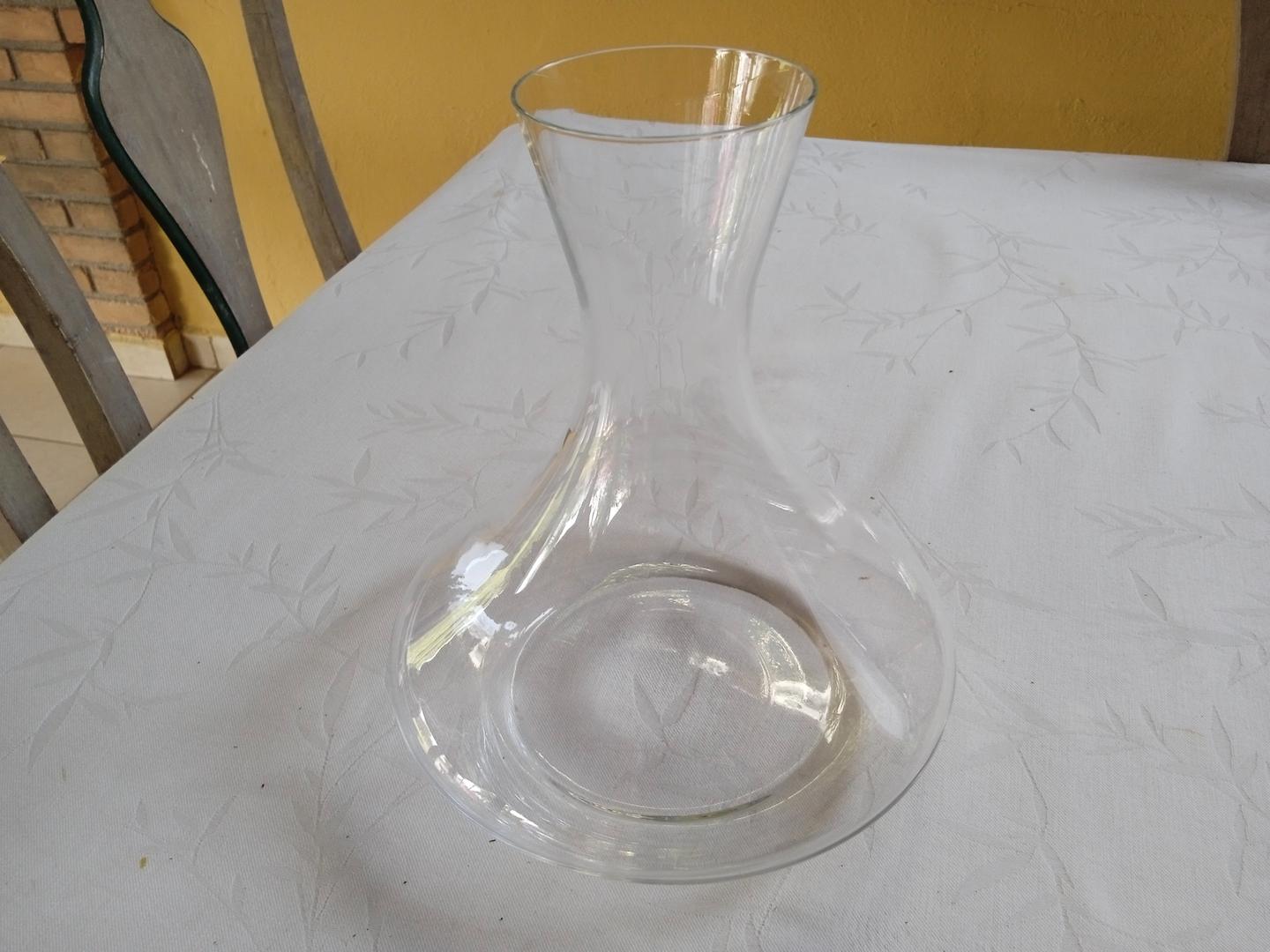 Jarra p/ vinho/Decanter Aerador  em Vidro Transparente 20 cm x 20 cm x 20 cm