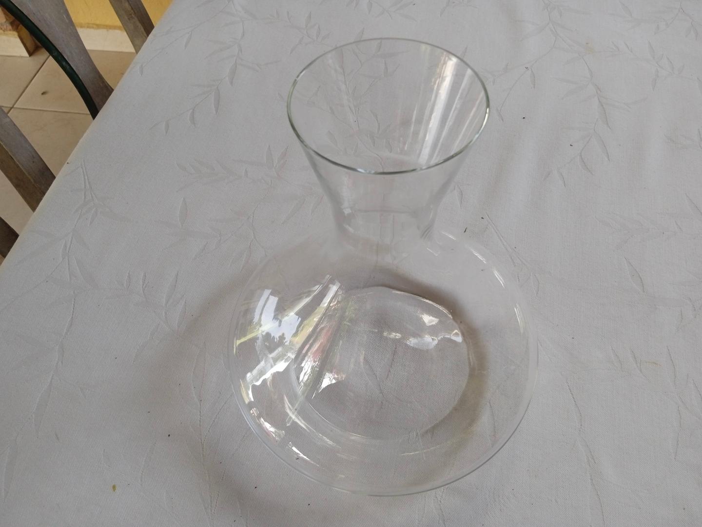 Jarra p/ vinho/Decanter Aerador  em Vidro Transparente 20 cm x 20 cm x 20 cm