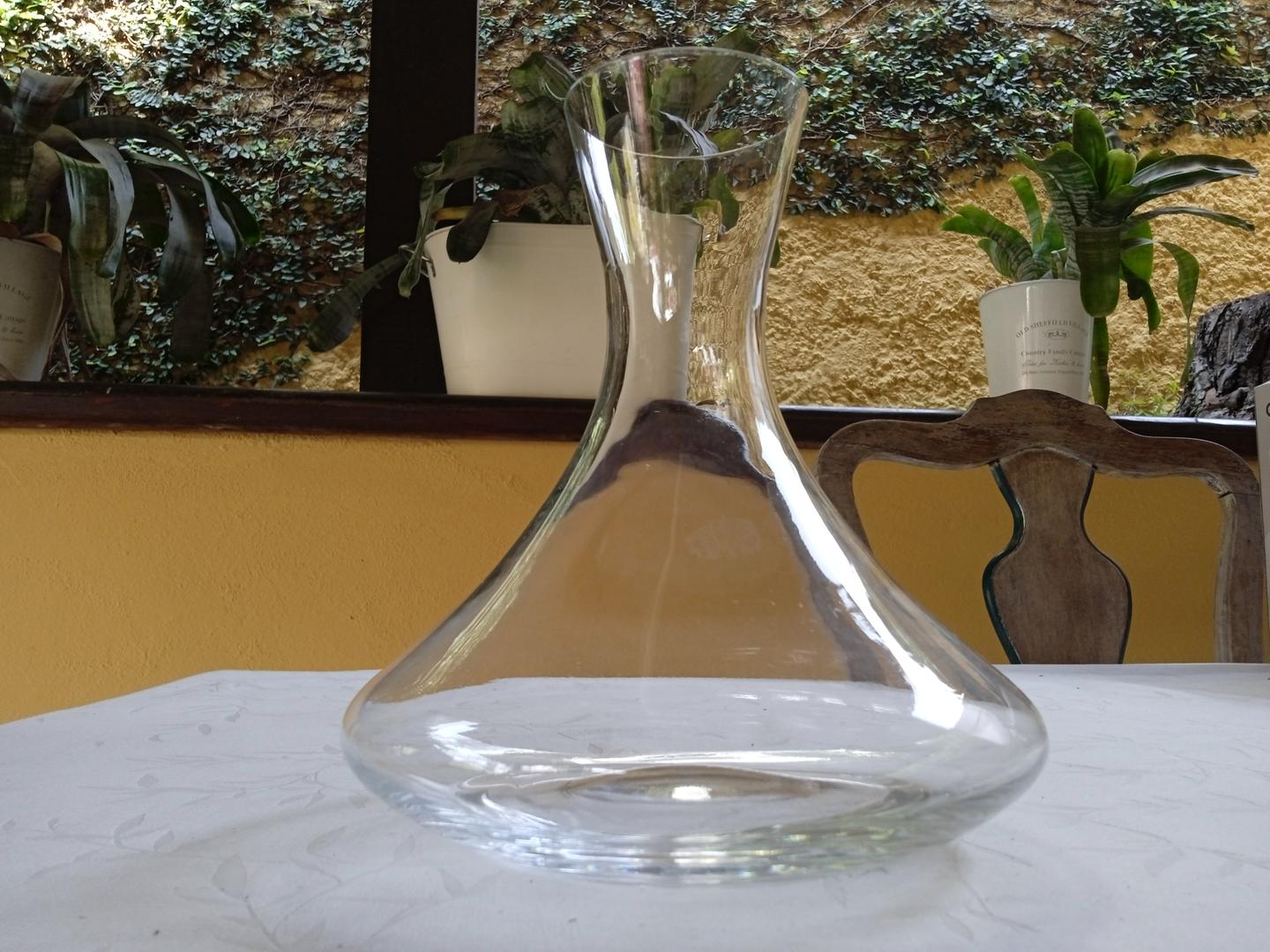 Jarra p/ vinho/Decanter Aerador  em Vidro Transparente 20 cm x 20 cm x 20 cm