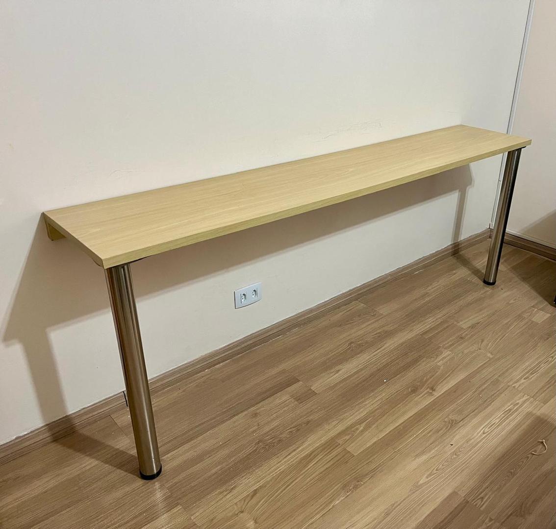 Aparador em MDF / Aço Bege 80 cm x 200 cm x 45 cm