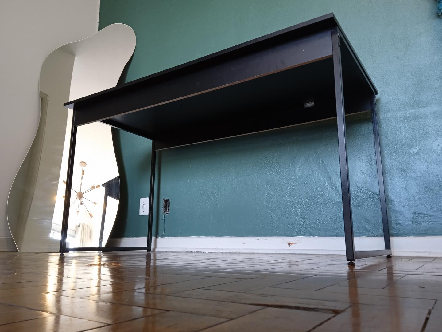 Mesa de jantar em MDF Preto 74 cm x 135 cm x 70 cm