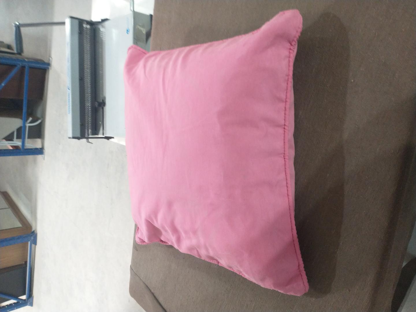 Almofada  em Algodão / Espuma Rosa 12 cm x 48 cm x 48 cm