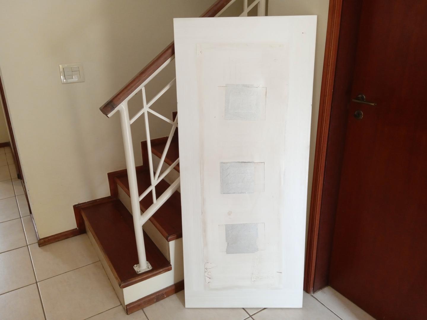 Quadro/ Tela/ Pintura s/ Moldura em Tela Branco 140 cm x 60 cm x 3 cm