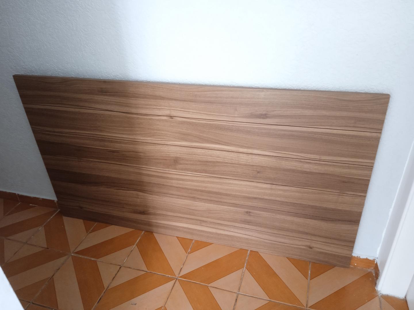 Cabeceira de casal padrão em MDF Marrom 90 cm x 165 cm x 2 cm