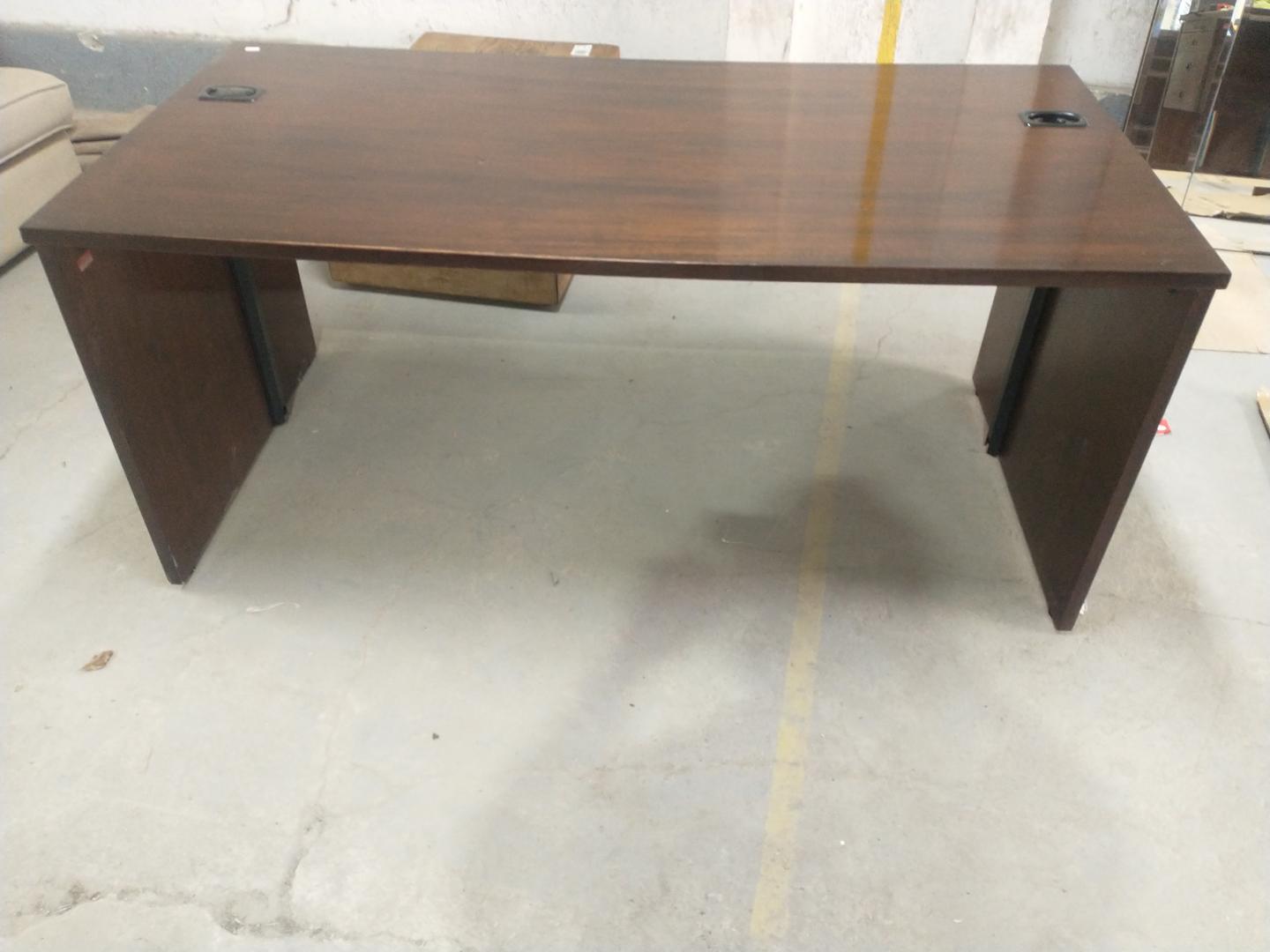 Mesa de escritório  em Madeira Marrom 71 cm x 160 cm x 80 cm