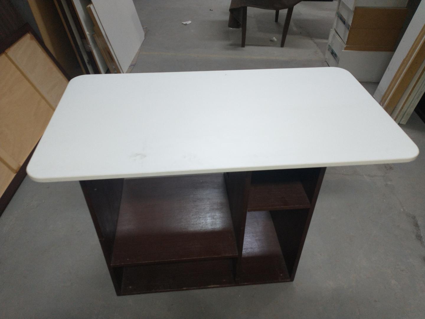 Tampo de mesa de escritório  em MDP Cinza 2 cm x 110 cm x 60 cm