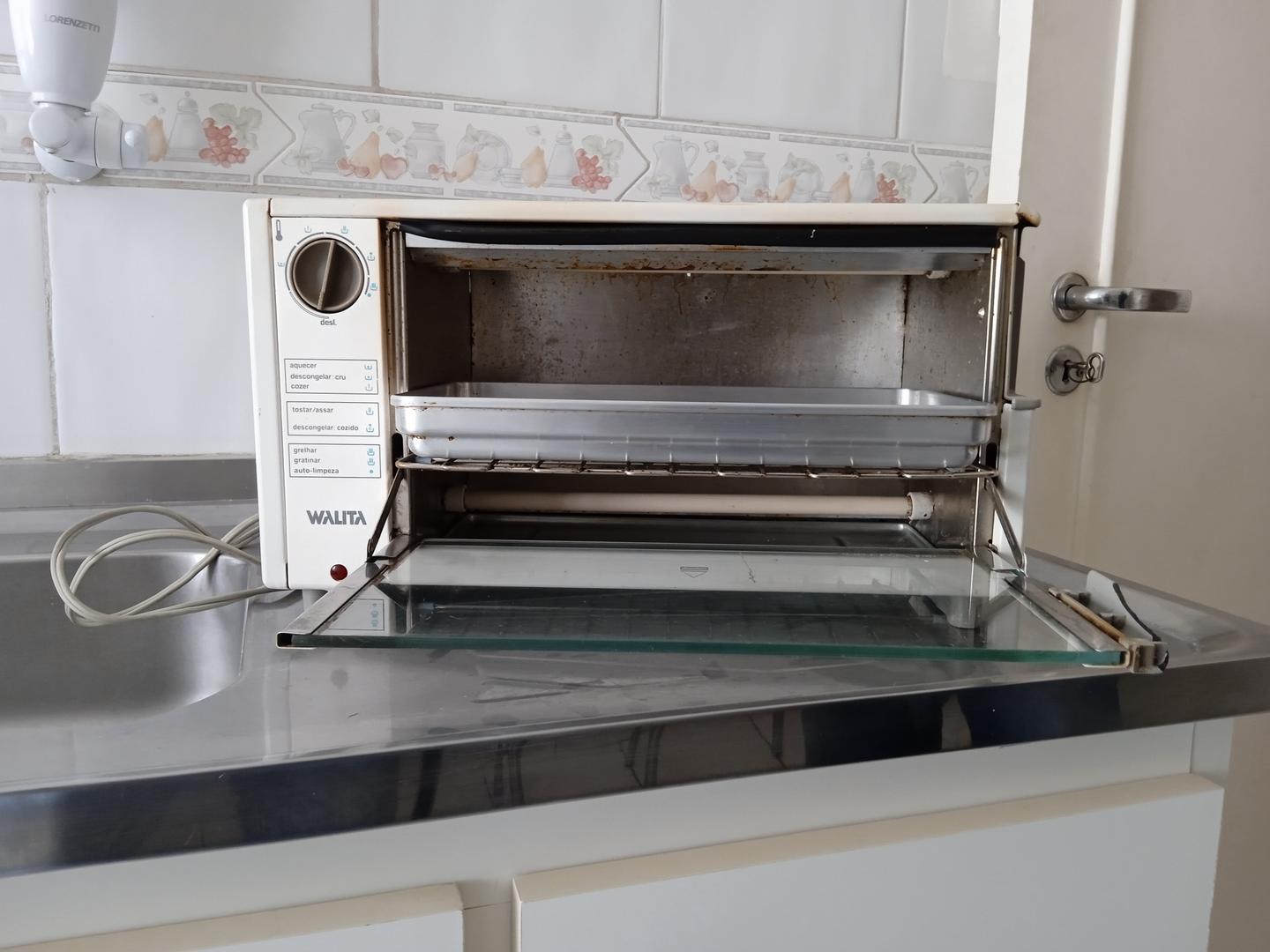 Forno Elétrico Walita HD4480 em Metal Branco 23 cm x 41 cm x 22 cm