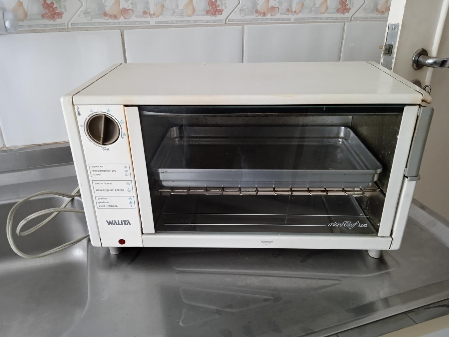 Forno Elétrico Walita HD4480 em Metal Branco 23 cm x 41 cm x 22 cm