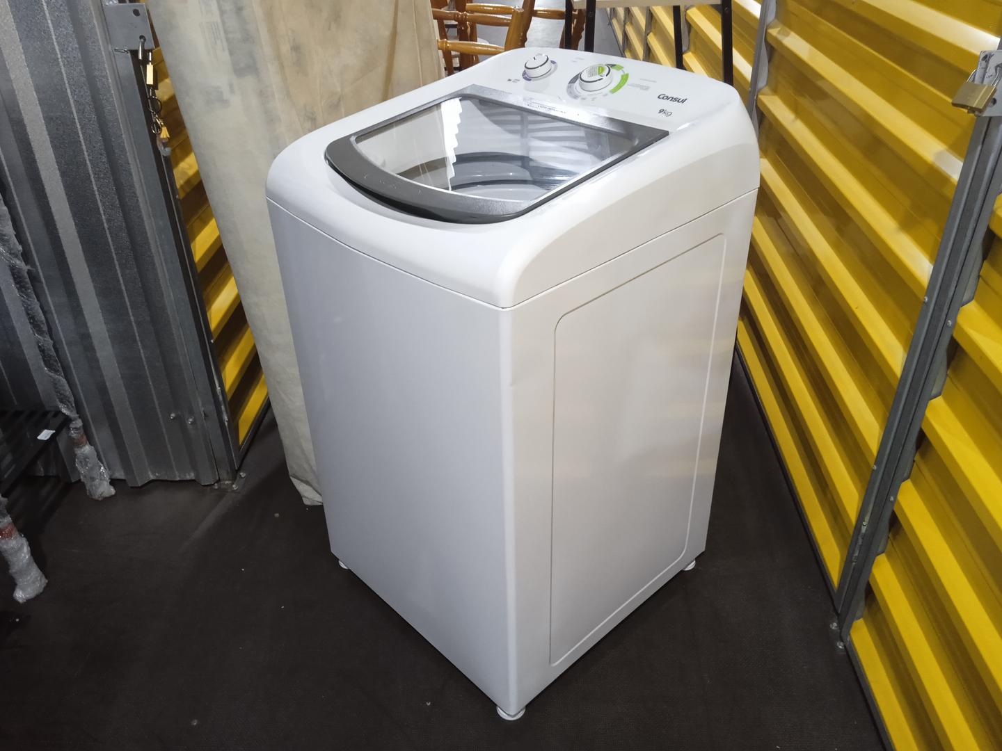 Máquina de lavar roupas 9 kg Consul CWB09ABANA00 em Aço / Plástico Branco