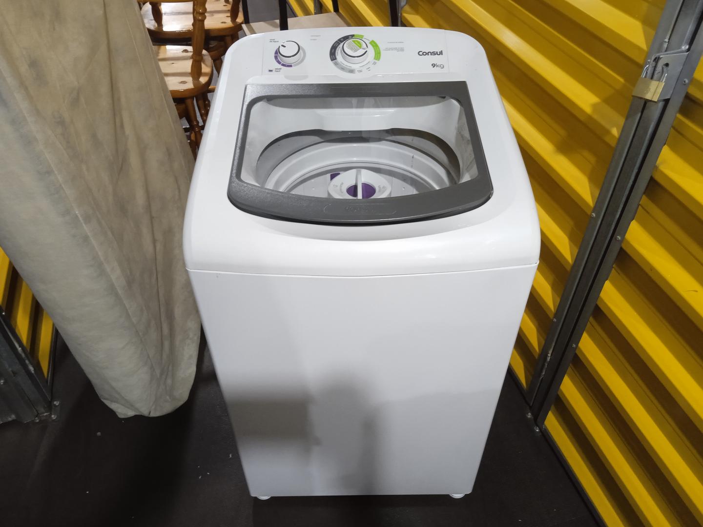 Máquina de lavar roupas 9 kg Consul CWB09ABANA00 em Aço / Plástico Branco