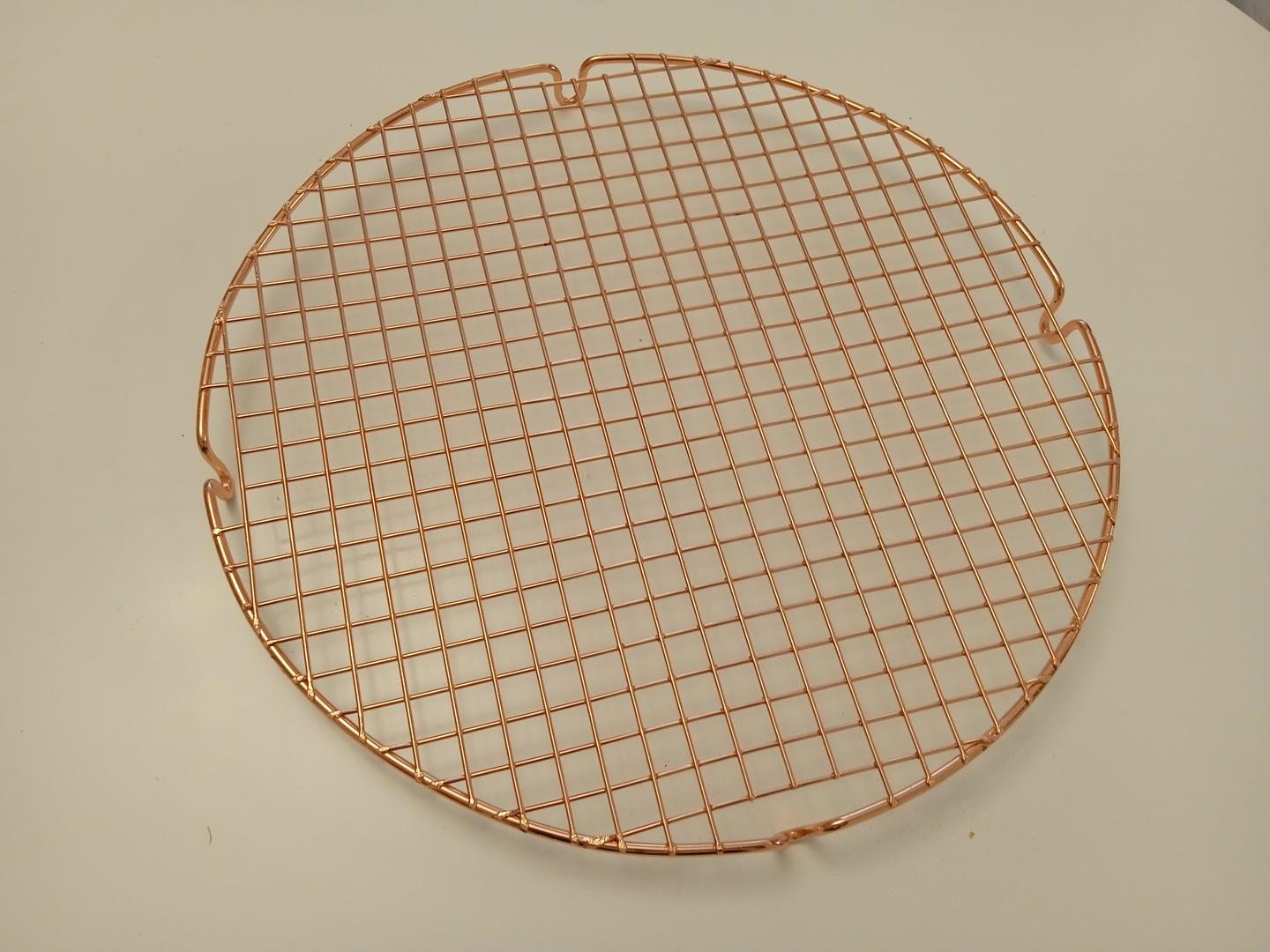 Suporte p/ panela rosé em Aço Dourado 3 cm x 33 cm x 33 cm