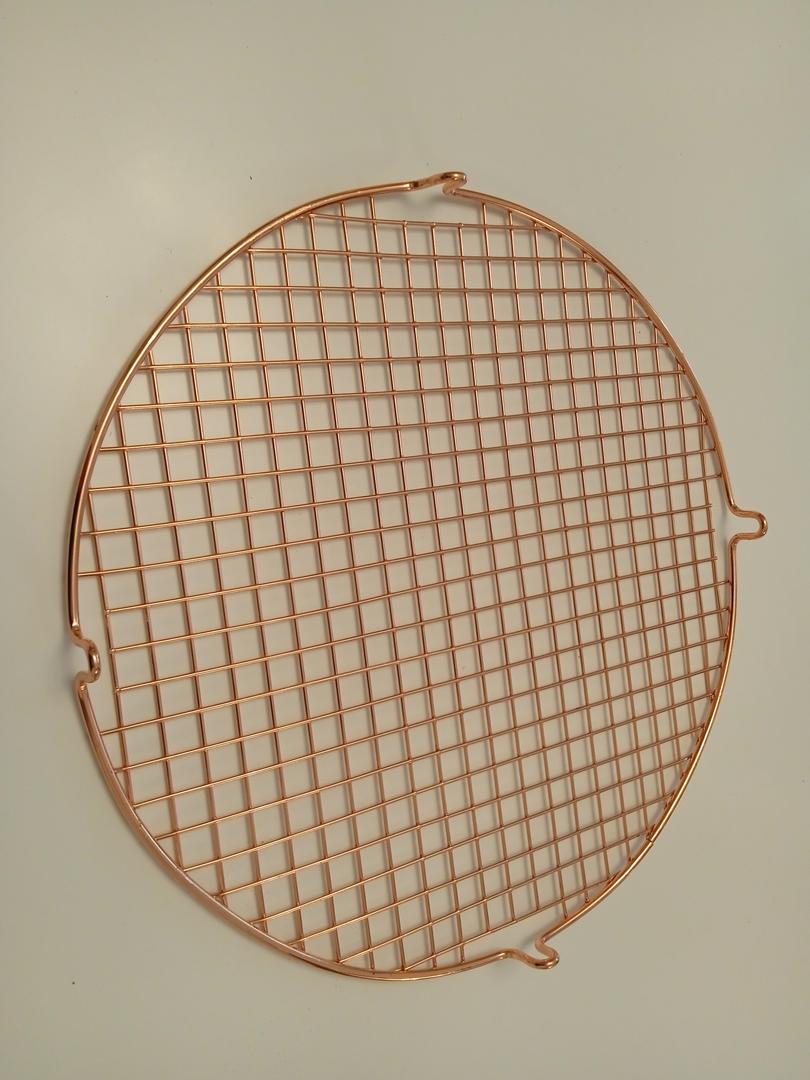 Suporte p/ panela rosé em Aço Dourado 3 cm x 33 cm x 33 cm