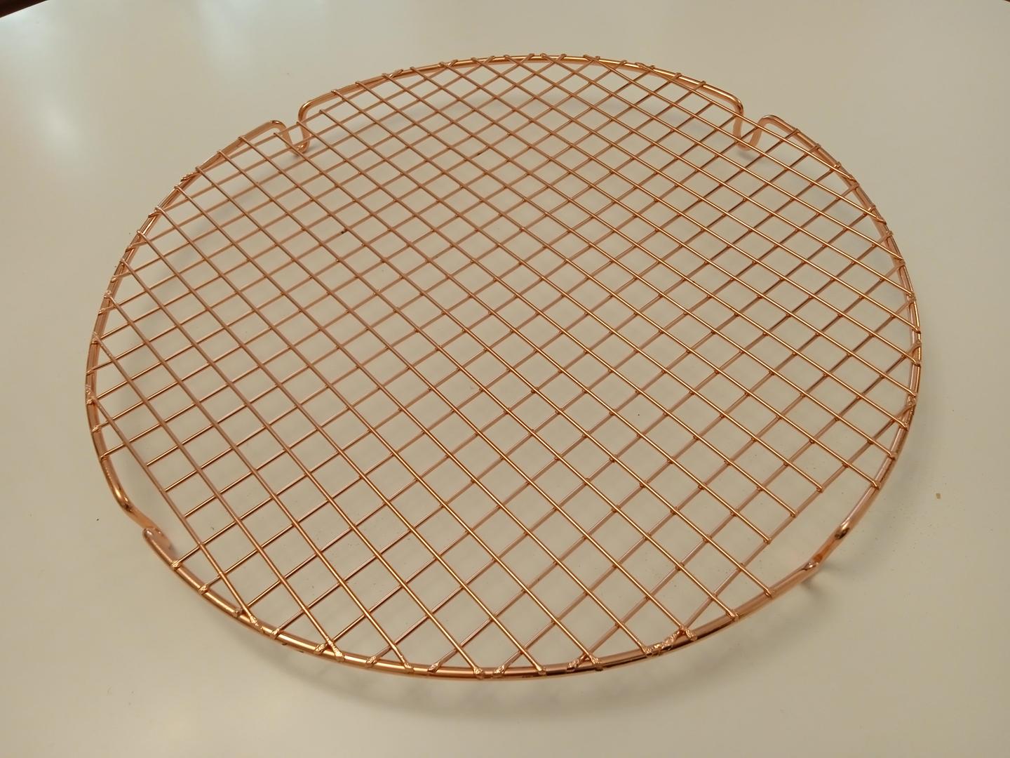 Suporte p/ panela rosé em Aço Dourado 3 cm x 33 cm x 33 cm