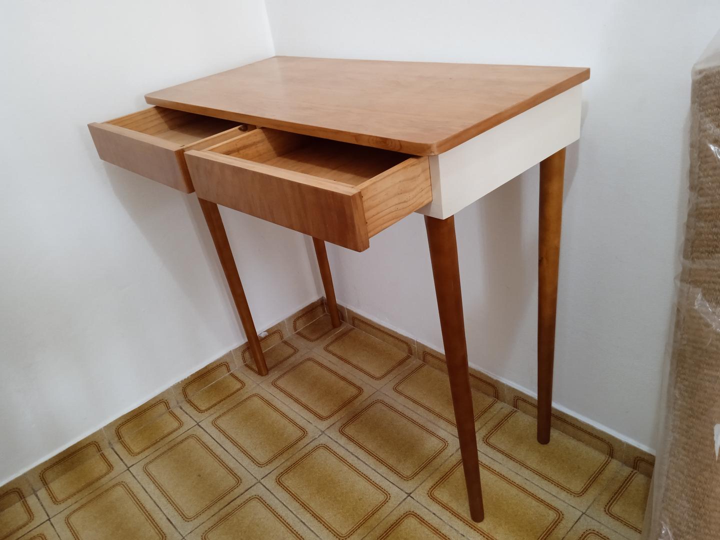 Aparador c/ 2 gavetas em MDF Bege 88 cm x 90 cm x 40 cm