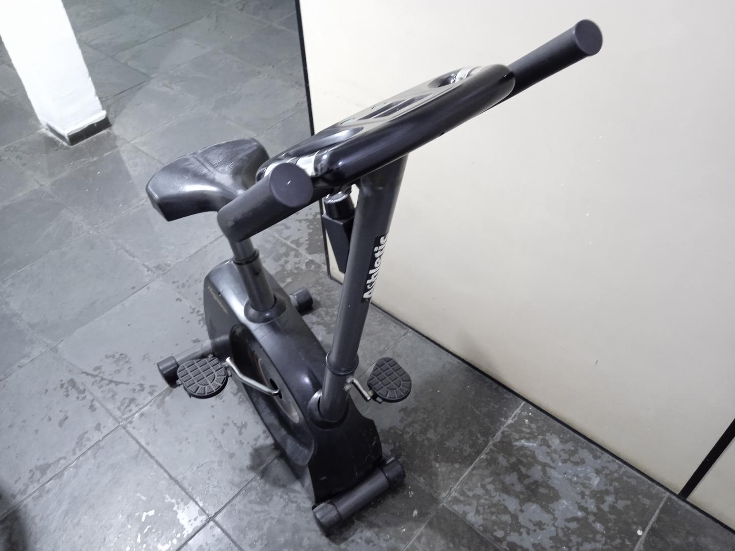 Bicicleta ergométrica Magnetron em Aço Cinza 122 cm x 42 cm x 80 cm