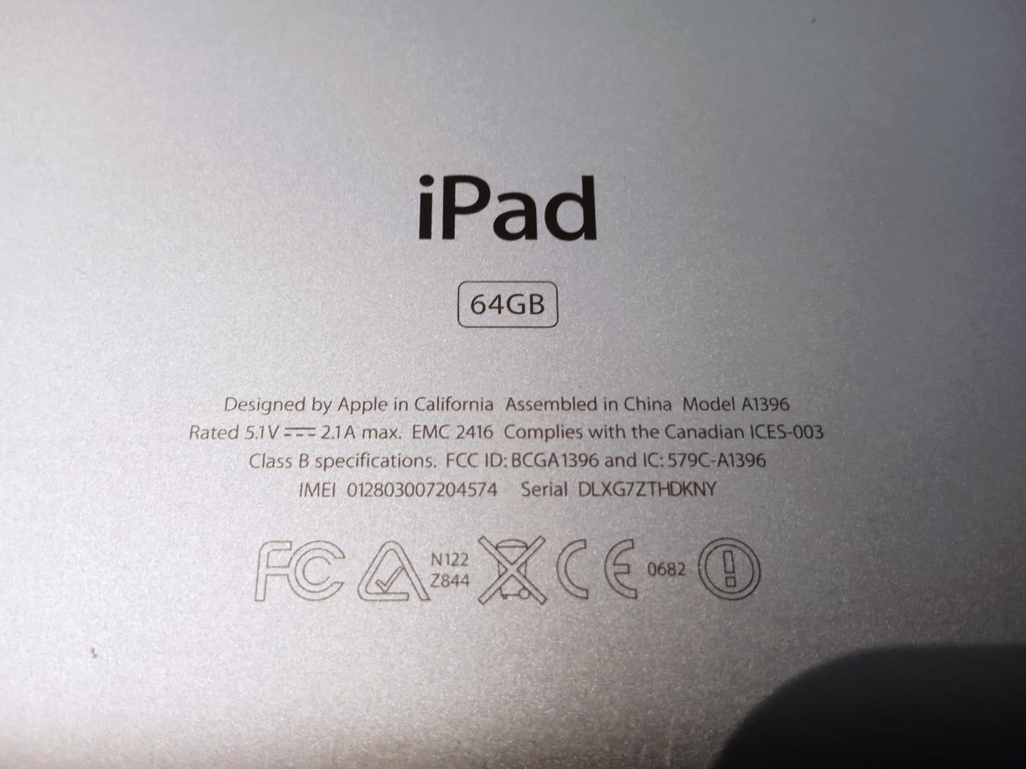 Ipad 64GB Branco Bivolt