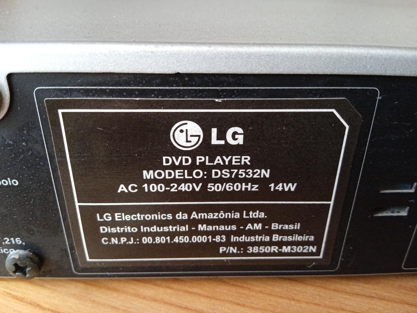 Aparelho de DVD LG DS7532N Cinza