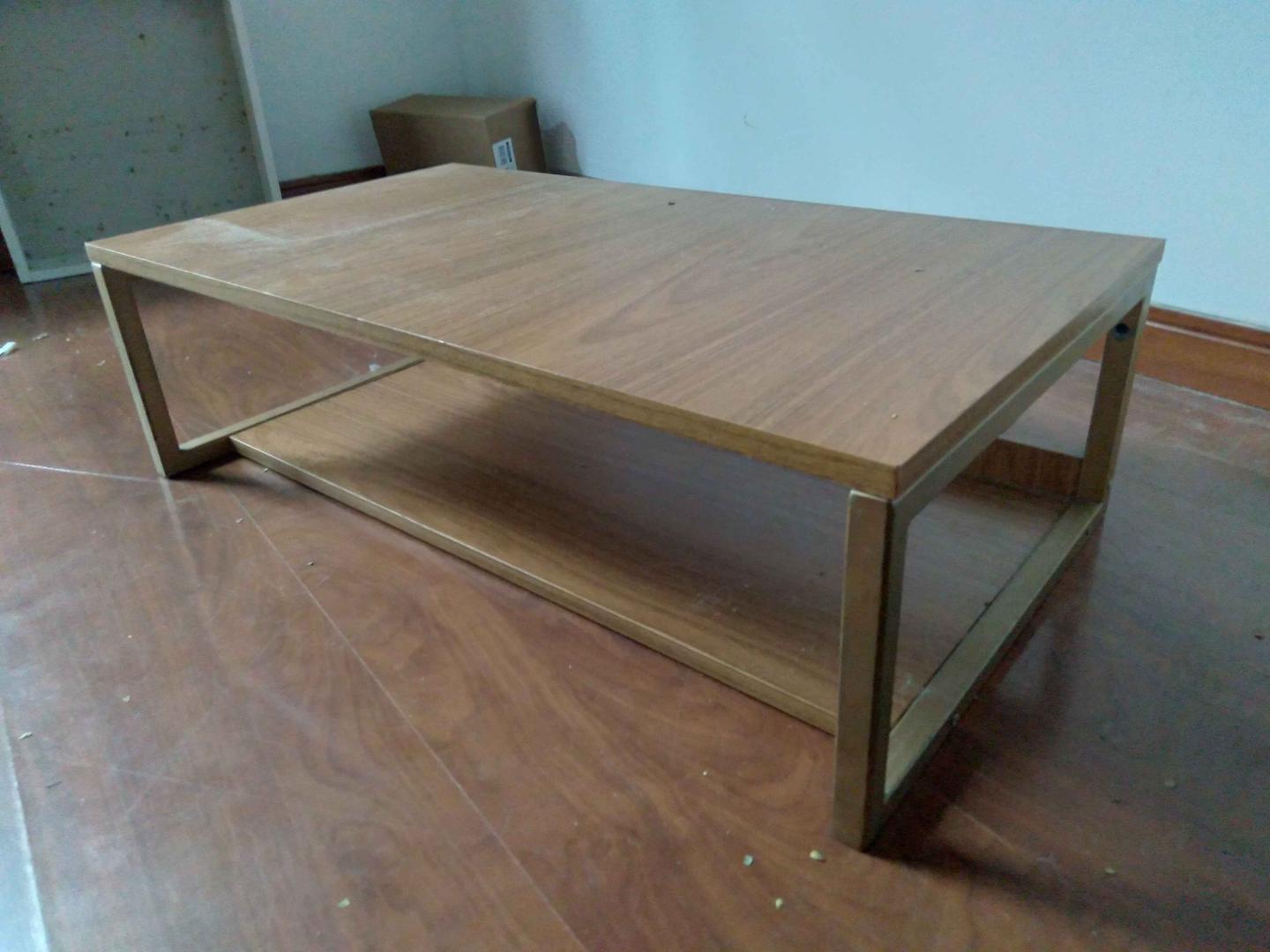 Mesa de Centro em MDF Marrom 22 cm x 73 cm x 40 cm