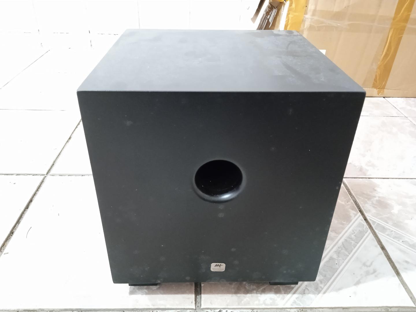 Caixa subwoofer AAT SUBWOOFER Amplifier SA-100D Preto