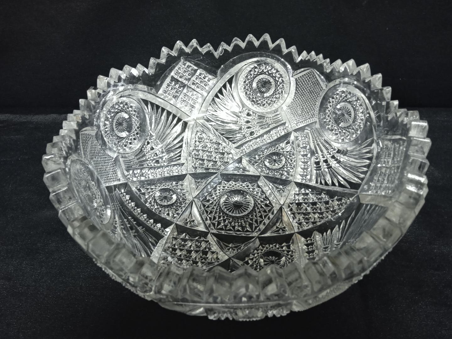 Bowl em Cristal Boemia 9 cm x 25 cm x 25 cm